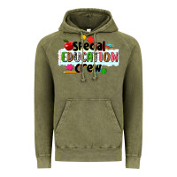 Vintage Olive special education crew Vintage Hoodie - NancyCooperArtShop
