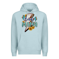 Boy Mama Lightning Bold Mother's Day Premium Hoodie | Teevron