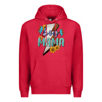 Cardinal Boy mama lightning bold mother's day Premium Hoodie - HowdyJamesFarm