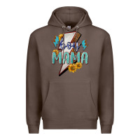 Coffee Boy mama lightning bold mother's day Premium Hoodie - HowdyJamesFarm