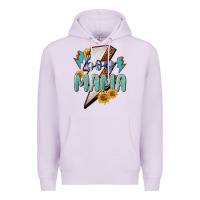 Lilac Boy mama lightning bold mother's day Premium Hoodie - HowdyJamesFarm
