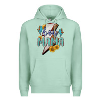 Seafoam Boy mama lightning bold mother's day Premium Hoodie - HowdyJamesFarm