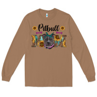 Toasted Coconut western pitbull mom Long Sleeve Tee - RanaPortraitStore