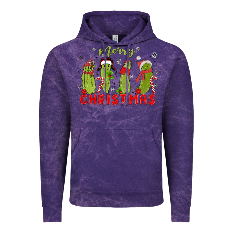 Pickle Merry Christmas Vintage Hoodie by MaliasSmallBusiness | Teevron