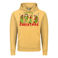 Vintage Mustard Pickle Merry Christmas Vintage Hoodie - MaliasSmallBusiness