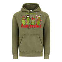 Vintage Olive Pickle Merry Christmas Vintage Hoodie - MaliasSmallBusiness
