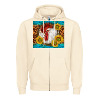 Western Rooster Zipper Hoodie | Teevron