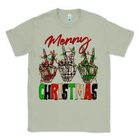Matcha Merry Christmas skeleton hands Classic Tee - NancyCooperArtShop