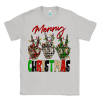 Moon Dust Merry Christmas skeleton hands Classic Tee - NancyCooperArtShop