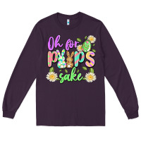 Plum oh for peeps sake Long Sleeve Tee - Artiststas