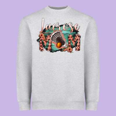 Lacrose Mom Heavyweight Sweatshirt Designed By Bettercallsaul