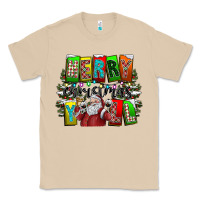 Mushroom merry christmas yall Classic Tee - CowhideDigitalArt