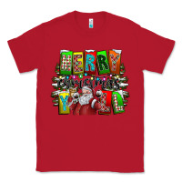 Red merry christmas yall Classic Tee - CowhideDigitalArt