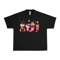 Black Scream Coffee Cups Urban Heavy Tee - MaliasSmallBusiness