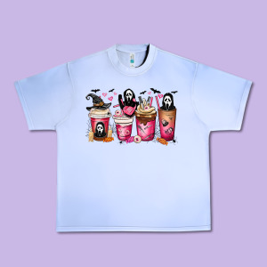 Scream Coffee Cups Urban Heavy Tee Designed By Maliassmallbusiness