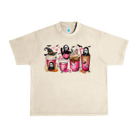 Sandshell Scream Coffee Cups Urban Heavy Tee - MaliasSmallBusiness