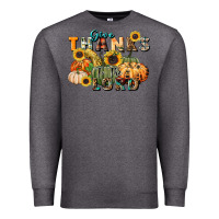 Charcoal Heather give thanks to the lord Premium Sweatshirt - FaDigitalArtStudio