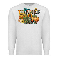 Oatmeal Heather give thanks to the lord Premium Sweatshirt - FaDigitalArtStudio
