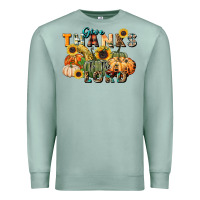 Seafoam give thanks to the lord Premium Sweatshirt - FaDigitalArtStudio