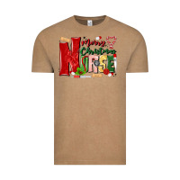 Vintage Coffee merry christmas nurse Vintage Tee - MaliasSmallBusiness