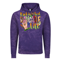 Cloud Purple rockin that daycare life Vintage Hoodie - NancyCooperArtShop