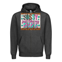 Charcoal Heather sassy just like my mama Zipper Hoodie - TumblerDesignByShophia