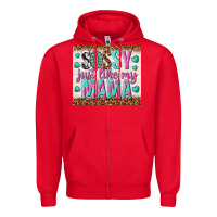 Red sassy just like my mama Zipper Hoodie - TumblerDesignByShophia