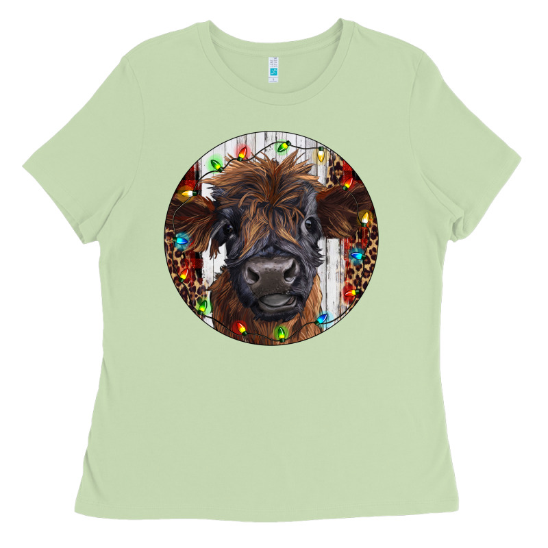 Western Christmas Calf Ladies Tee by RanaPortraitStore | Teevron