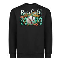Black Baseboll Mom Heavyweight Sweatshirt - Bettercallsaul
