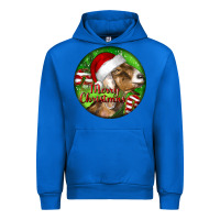 Cobalt Nubian Goat Christmas Urban Hoodie - LillyAllenDesigns