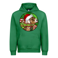 Emerald Nubian Goat Christmas Urban Hoodie - LillyAllenDesigns
