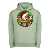 Pigment Oil Green Nubian Goat Christmas Urban Hoodie - LillyAllenDesigns