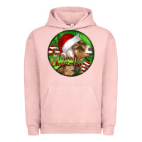 Pigment Salmon Nubian Goat Christmas Urban Hoodie - LillyAllenDesigns