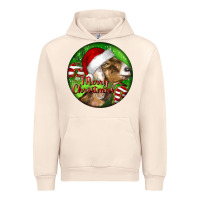 Sandshell Nubian Goat Christmas Urban Hoodie - LillyAllenDesigns
