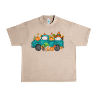 French Oak fall gnomes truck Urban Heavy Tee - MaliasSmallBusiness