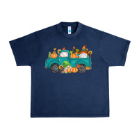 Navy fall gnomes truck Urban Heavy Tee - MaliasSmallBusiness