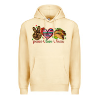 Pina Colada Peace love tacos Mexico Premium Hoodie - HowdyJamesFarm