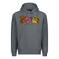 Rock Peace love tacos Mexico Premium Hoodie - HowdyJamesFarm