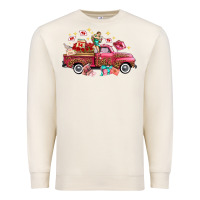 Sandshell Western Valentines Day Truck Photography Love Side Premium Sweatshirt - FaDigitalArtStudio