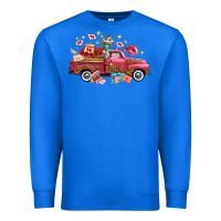 True Royal Western Valentines Day Truck Photography Love Side Premium Sweatshirt - FaDigitalArtStudio