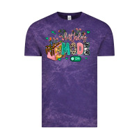 Cloud Purple birthday mode on Vintage Tee - MaliasSmallBusiness