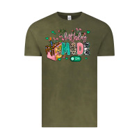 Vintage Olive birthday mode on Vintage Tee - MaliasSmallBusiness