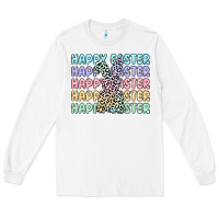 White happy easter Long Sleeve Tee - Artiststas