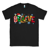 Black Christmas Believe Classic Tee - MaliasSmallBusiness