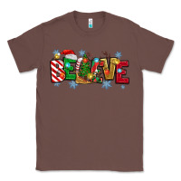 Chestnut Christmas Believe Classic Tee - MaliasSmallBusiness