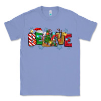 Colony Blue Christmas Believe Classic Tee - MaliasSmallBusiness
