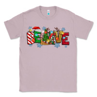 Lilac Christmas Believe Classic Tee - MaliasSmallBusiness