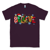 Plum Christmas Believe Classic Tee - MaliasSmallBusiness