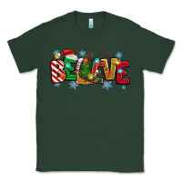 Sports Green Christmas Believe Classic Tee - MaliasSmallBusiness