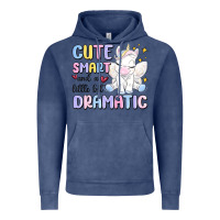 Vintage Denim cute smart and a little bit dramatic Vintage Hoodie - MaliasSmallBusiness